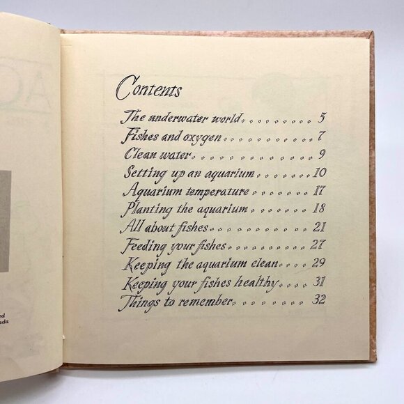 1975 Aquariums Early Craft Book By Phil Steinberg Kids Fish Tank Guide - Picture 4 of 9